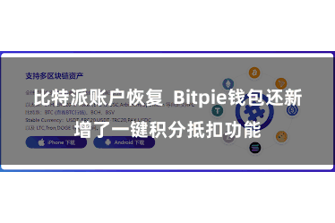 比特派账户恢复  Bitpie钱包还新增了一键积分抵扣功能