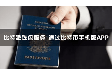 比特派钱包服务  通过比特币手机版APP