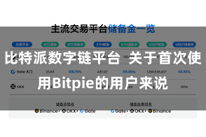 比特派数字链平台  关于首次使用Bitpie的用户来说