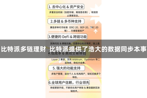 比特派多链理财  比特派提供了浩大的数据同步本事