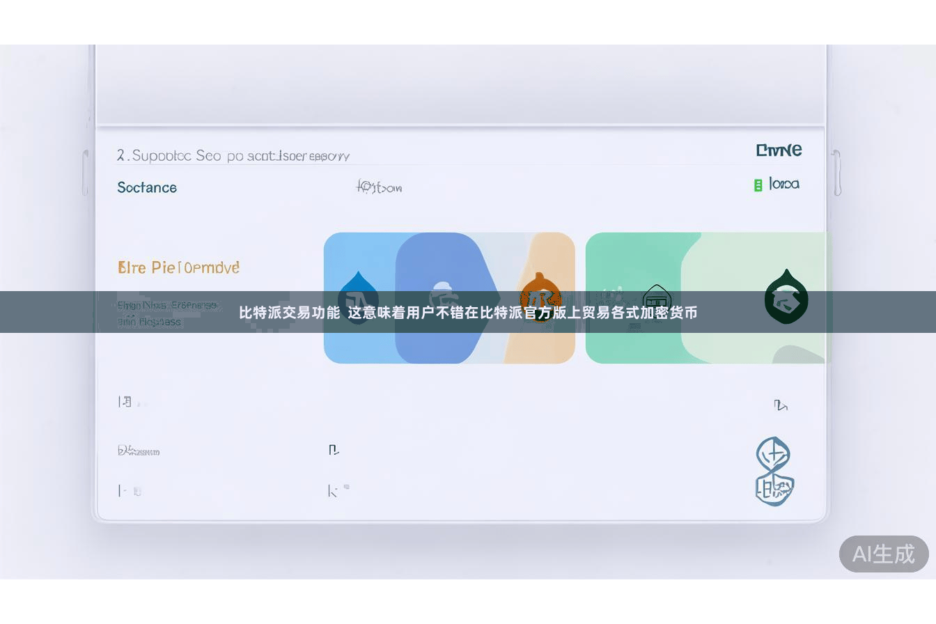 比特派交易功能 这意味着用户不错在比特派官方版上贸易各式加