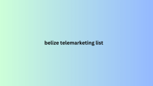 belize telemarketing list