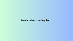 benin telemarketing list