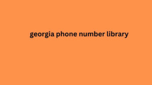 georgia phone number library