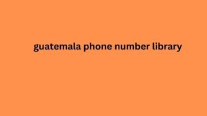 guatemala phone number library