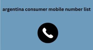 argentina consumer mobile number list