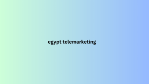 egypt telemarketing