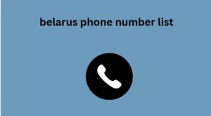 belarus phone number list