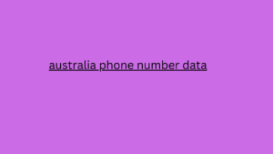 australia phone number data