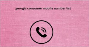 georgia consumer mobile number list