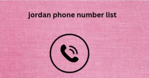 jordan phone number list